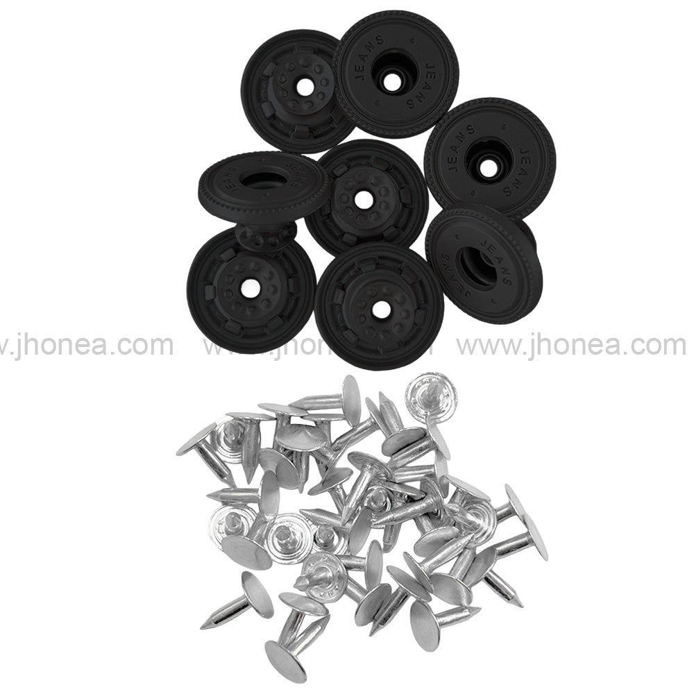 Fashionable Round Metal Jeans Buttons for Clothing