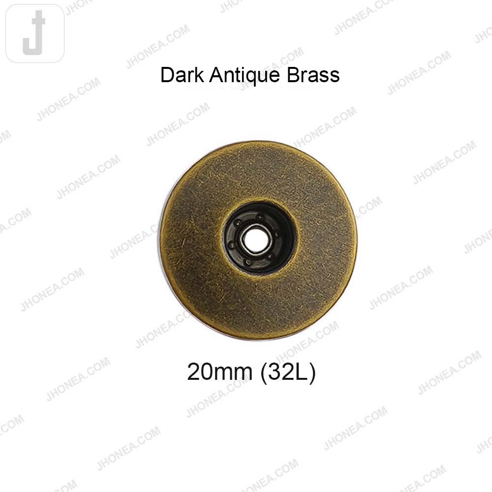 Antique Finish Round Denim Buttons for Jeans and Jackets
