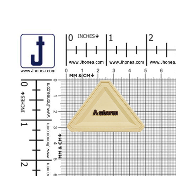 Eye-Catching Triangle Decorative Silicone Patch