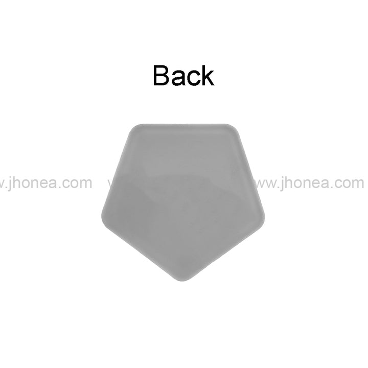 Modern Grey Silicone Decorative Patch for Fashion Accessories