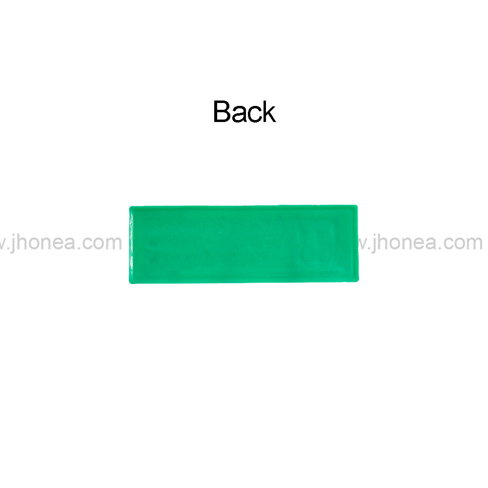Decorative Green Silicone Fashion Patch for Garments