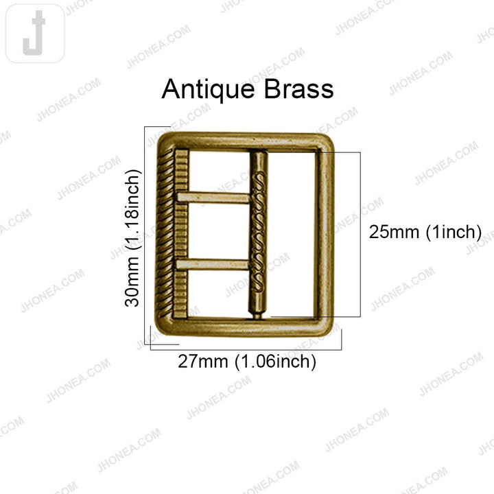 Modern Rectangular Shaped Metal Pant Buckle for Men’s & Women’s Apparel