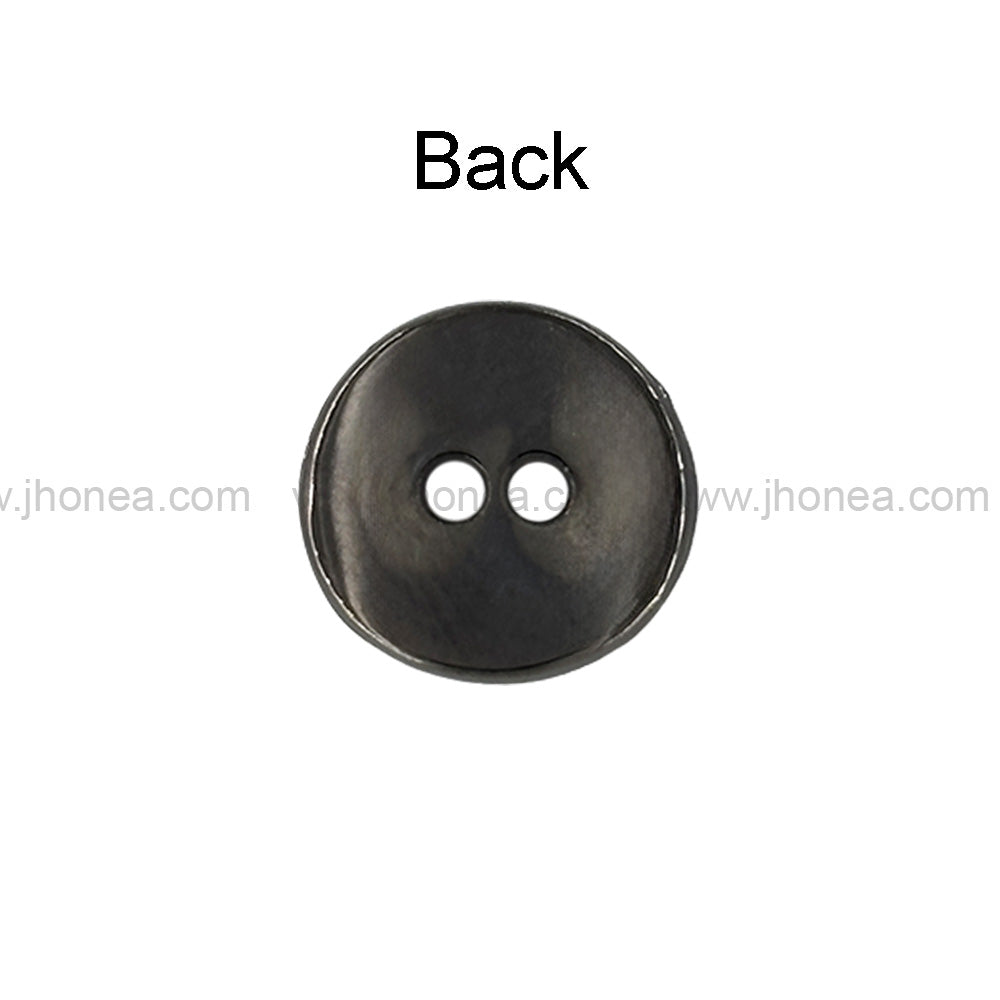 Fashionable Round Shape with Curvy Structure Metal Button