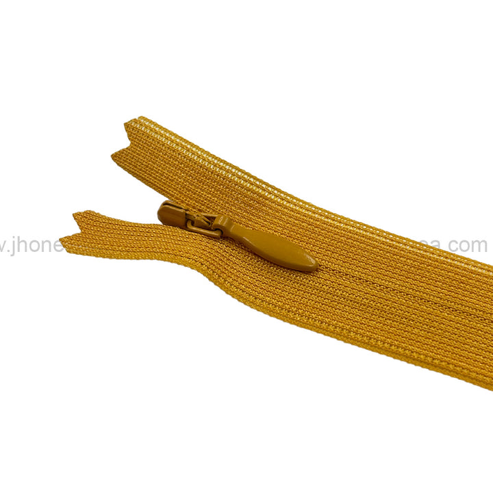 YKK #2 Invisible Closed-End Concealed Zipper 18 Inch Assorted Colors Pack of 60 Pieces
