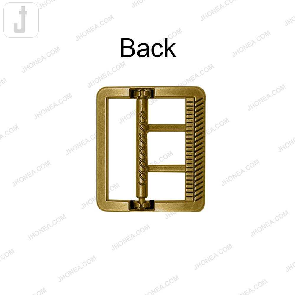 Modern Rectangular Shaped Metal Pant Buckle for Men’s & Women’s Apparel