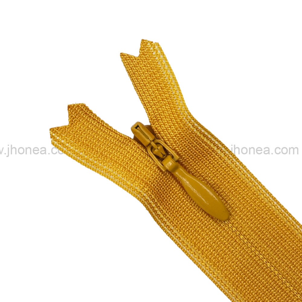 YKK #2 Invisible Closed-End Concealed Zipper 18 Inch Assorted Colors Pack of 60 Pieces