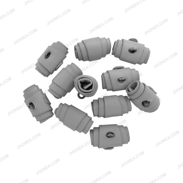 Stylish Decorative Croissant Design PU Leather Buttons for Clothing Accessories