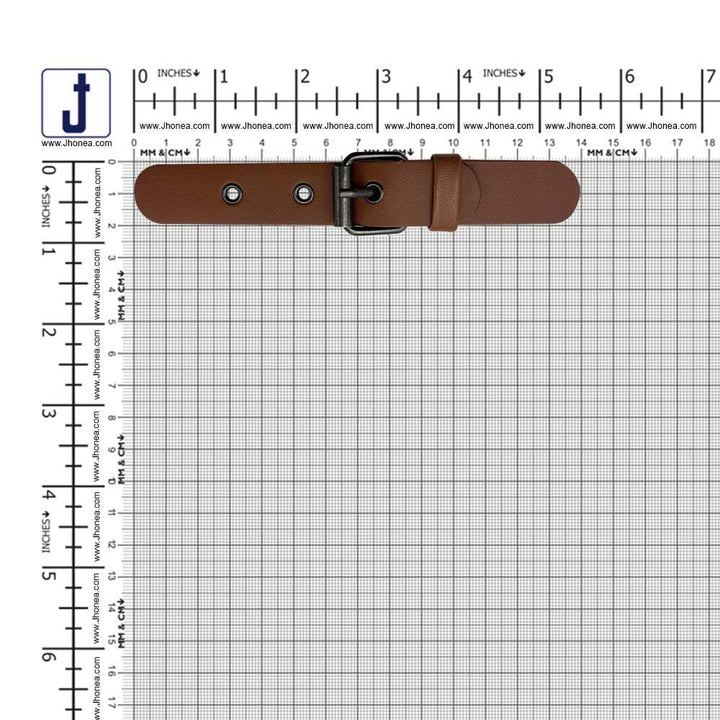 Classic Prong PU Leather Belt Buckle for Dresses/Bags