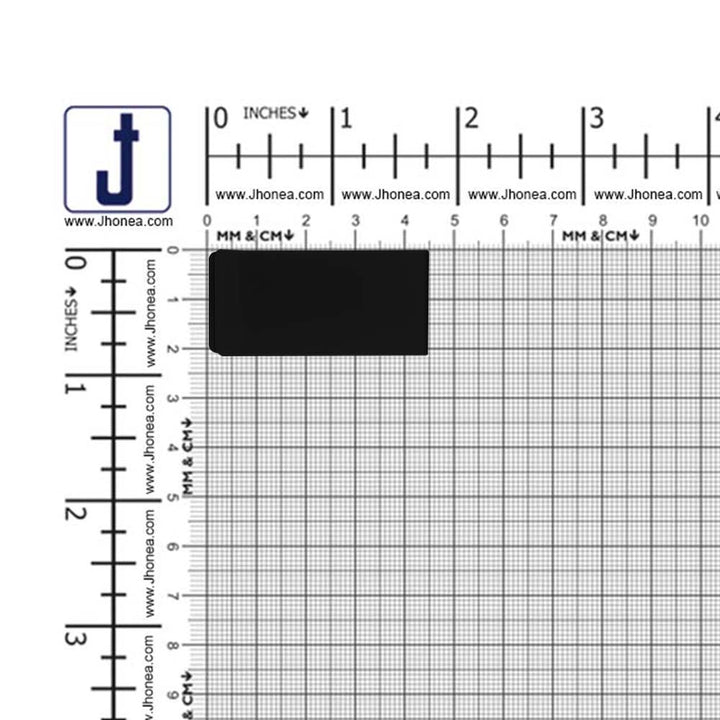 Matte Finish Designer Rectangular 2 Part Snap Buttons