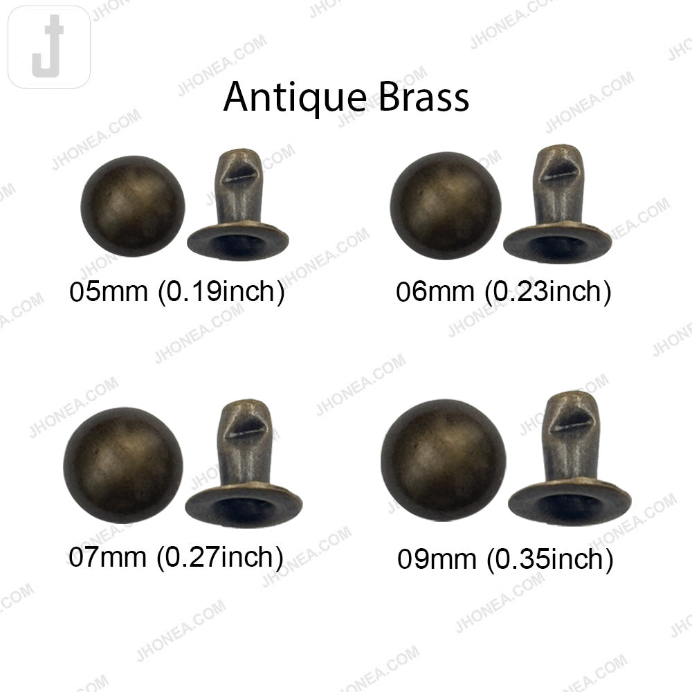 Dome Rivet Fastener Studs for Jeans & Denim Clothing