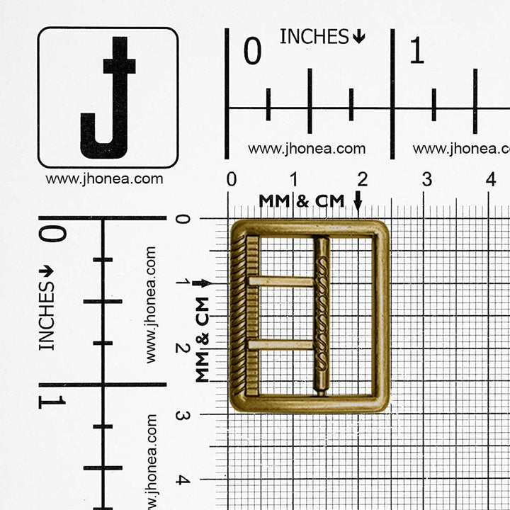 Modern Rectangular Shaped Metal Pant Buckle for Men’s & Women’s Apparel
