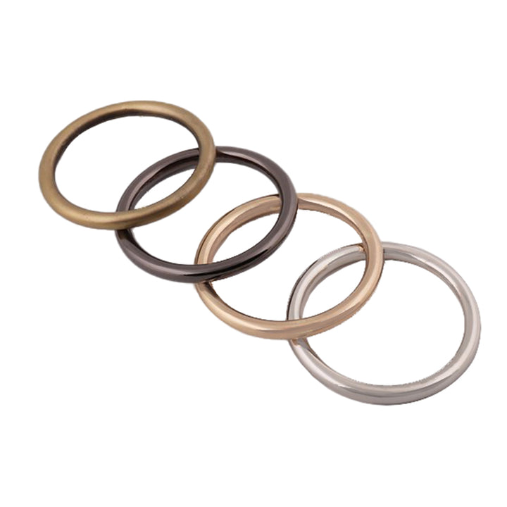 Round Shape 'O' Ring Metal Buckle for Clothing & Leather Crafts
