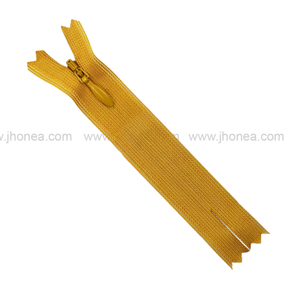 YKK #2 Invisible Closed-End Concealed Zipper 18 Inch Assorted Colors Pack of 60 Pieces