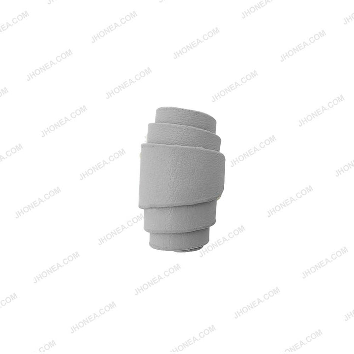 Stylish Decorative Croissant Design PU Leather Buttons for Clothing Accessories
