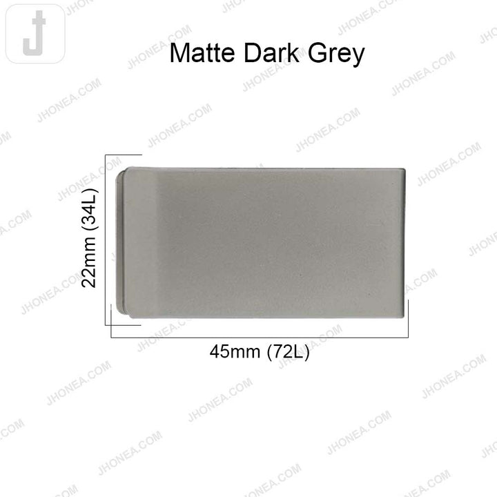 Matte Finish Designer Rectangular 2 Part Snap Buttons