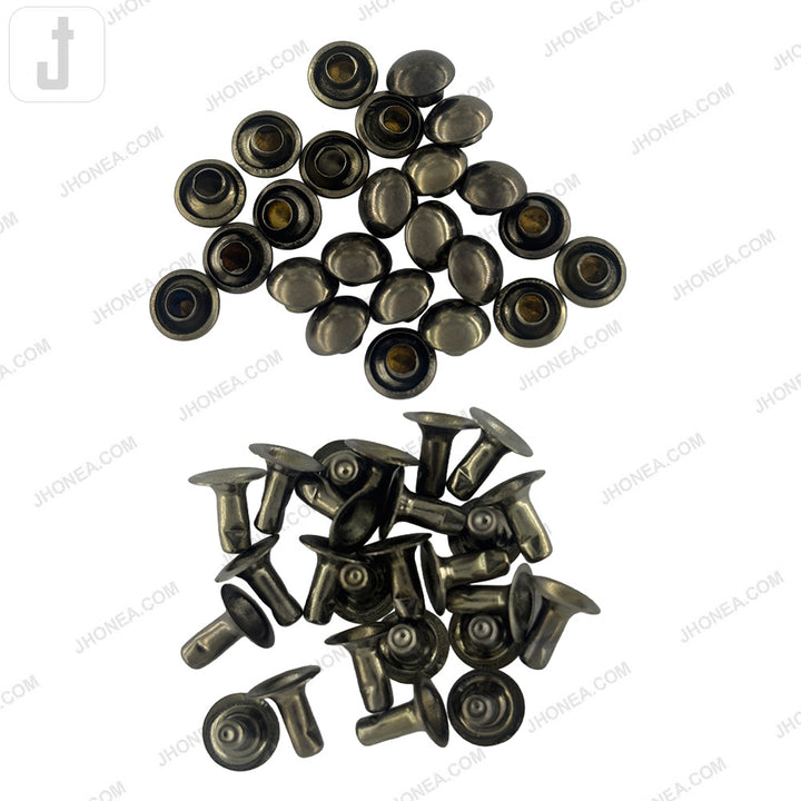 Gunmetal Dome Rivet Fastener Studs for Jeans & Denim Clothing