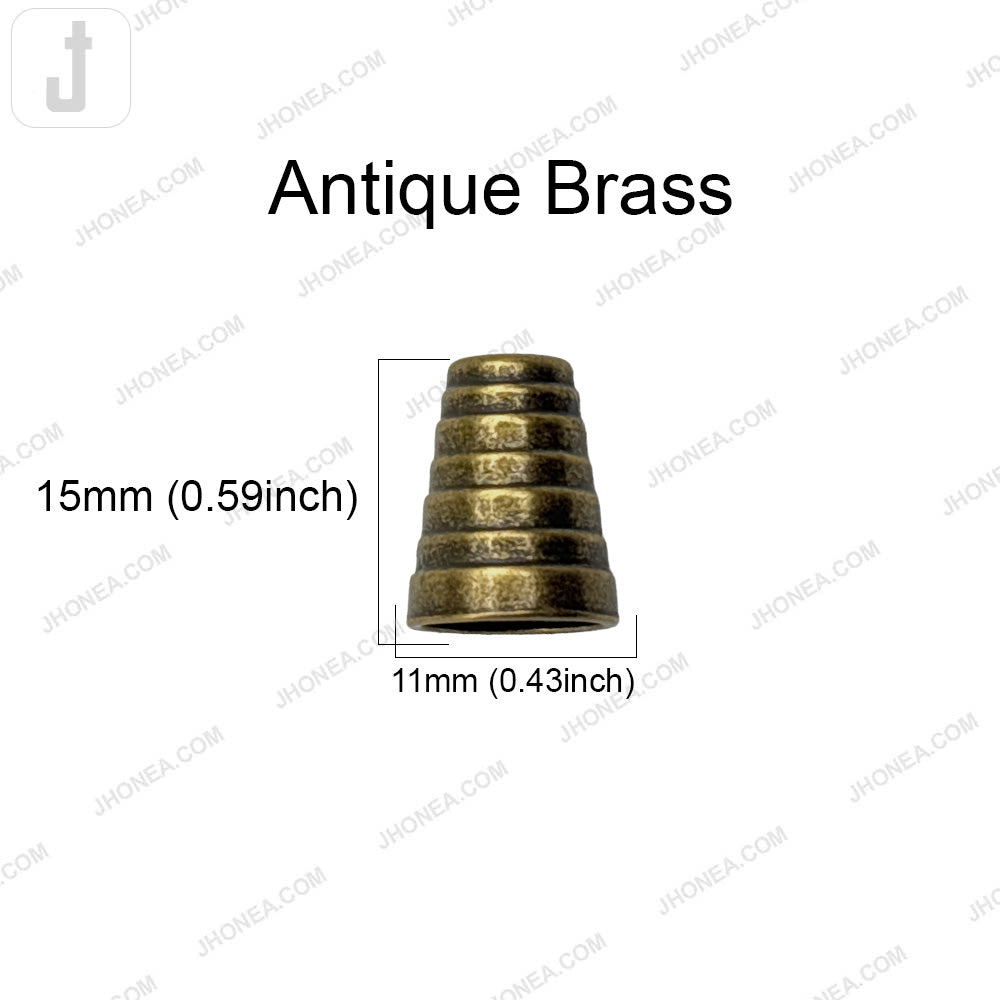 Metal Aglets for Hoodies & Track Pants Drawstring Cord Tip