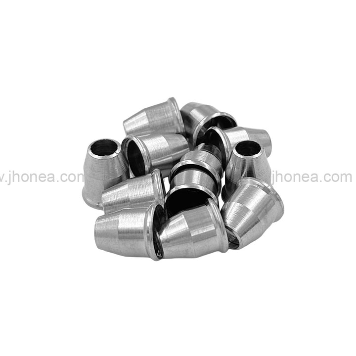 Shiny Silver Metal Aglets for Hoodies & Track Pants