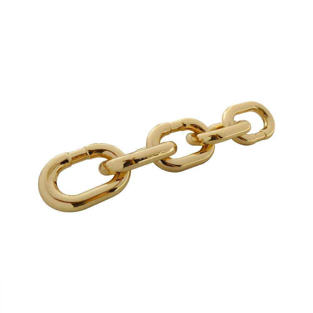 Premium Luxury Shiny Gold Chunky Link Chain Accessory