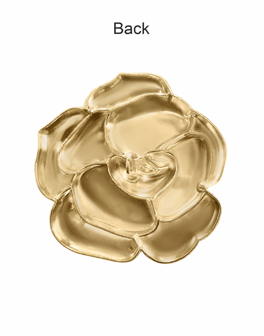 Shiny Classic 50mm(80L) Fashionable Flower Metal Buttons