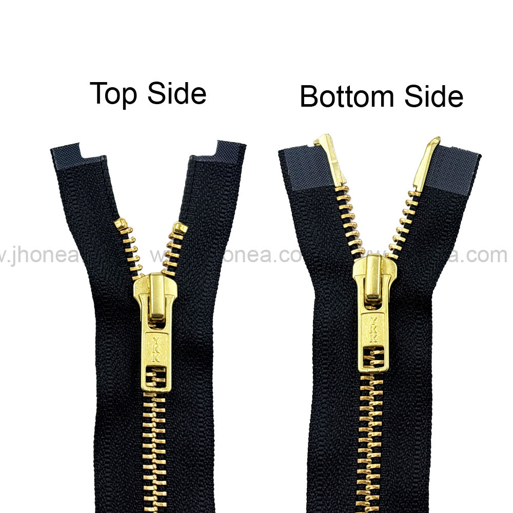 YKK #5 Teeth Premium Two Way Metal Zipper for Jackets