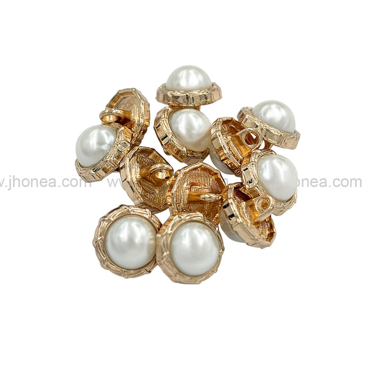 Super Classy Round Shape Pearl Buttons For Shirt/Kurta