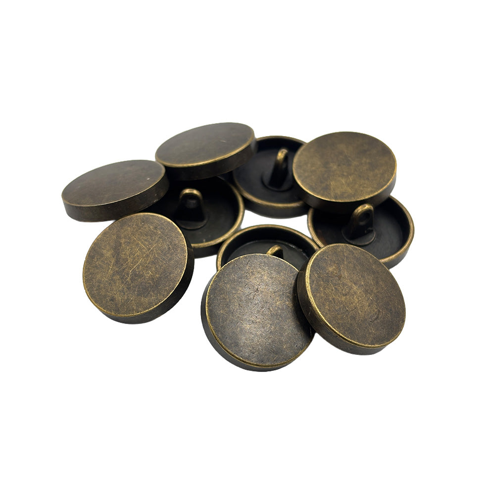 Premium Smooth Antique Surface Shirt/Coat Classic Loop Metal Buttons