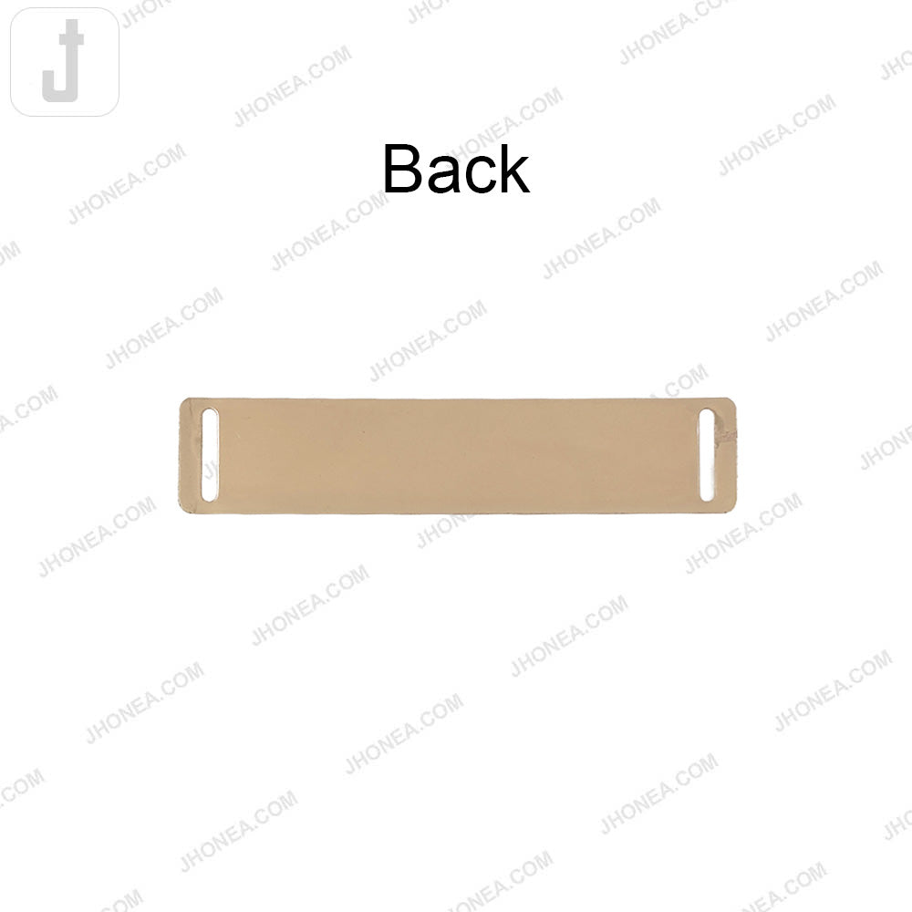 Sleek Shiny Gold Metal Plate for Men/Women Clothing