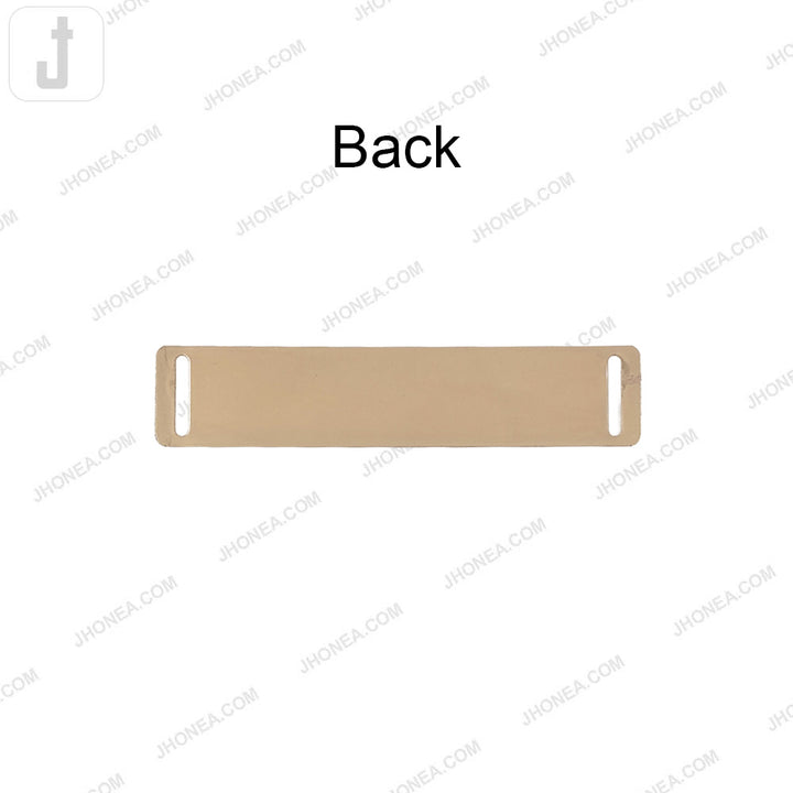Sleek Shiny Gold Metal Plate for Men/Women Clothing