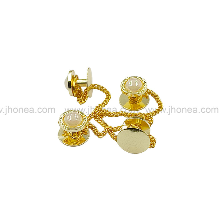 Classy Pearl Hanging Chain Kurta Button for Elegant Ethnic Wear