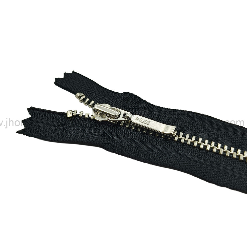 YKK- #3Number Silver Teeth YKK Premium Quality Metal Zipper for Dresses