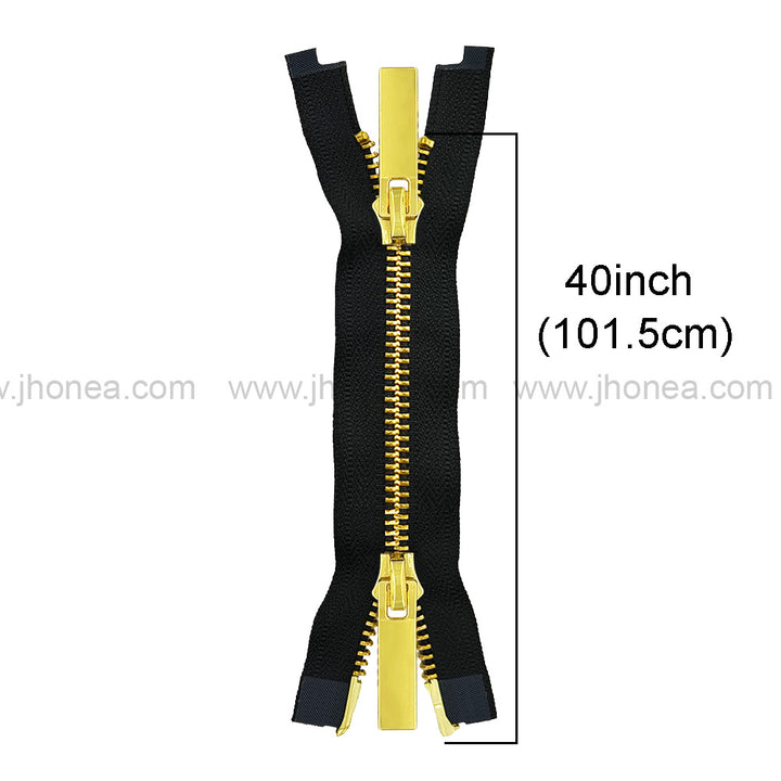 Stylish #5 Two-Way Metal Zipper for Jackets & Dresses