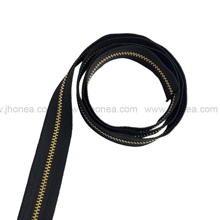 YKK #3 Number Premium Quality Black Tape YKK Metal Zipper Rolls