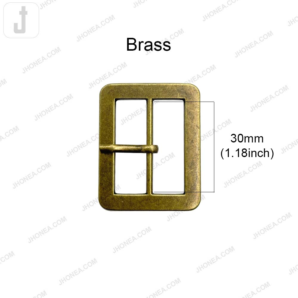 Classic Smooth Finish 30mm Tongue/Prong Belt Buckle