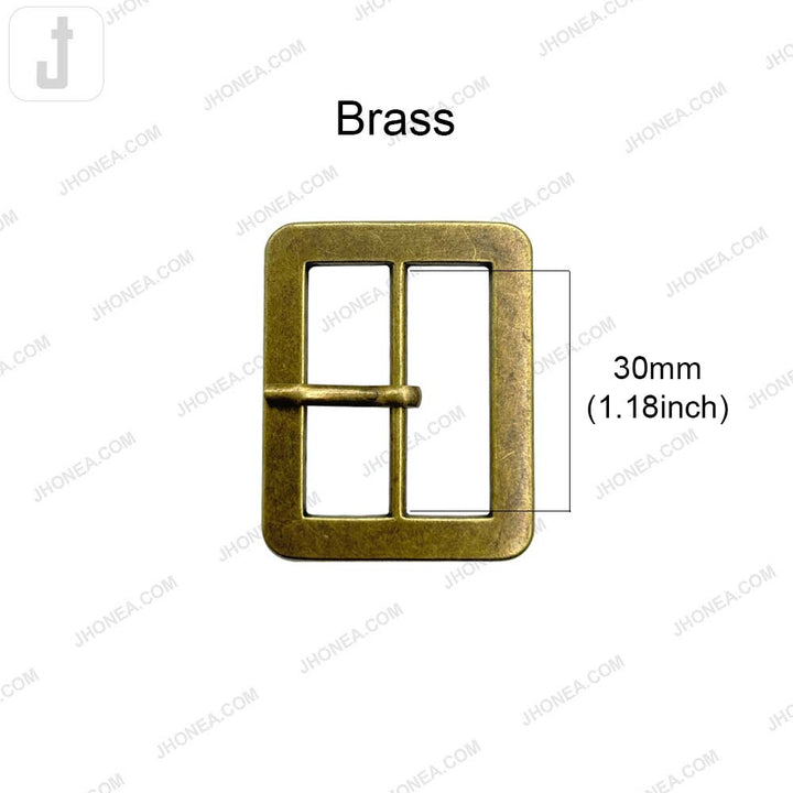Classic Smooth Finish 30mm Tongue/Prong Belt Buckle