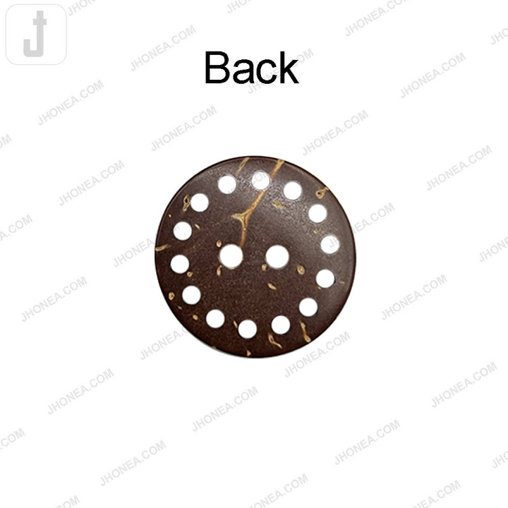 Eco-Friendly 2 Hole Coconut Shell Buttons