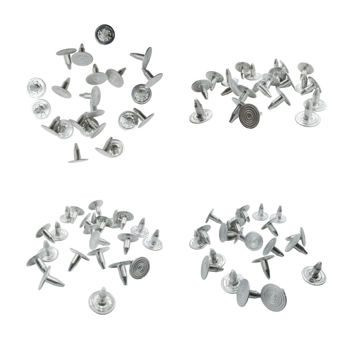 Matte Silver Rivet Fastener Studs for Jeans/Denims/Leathercrafts