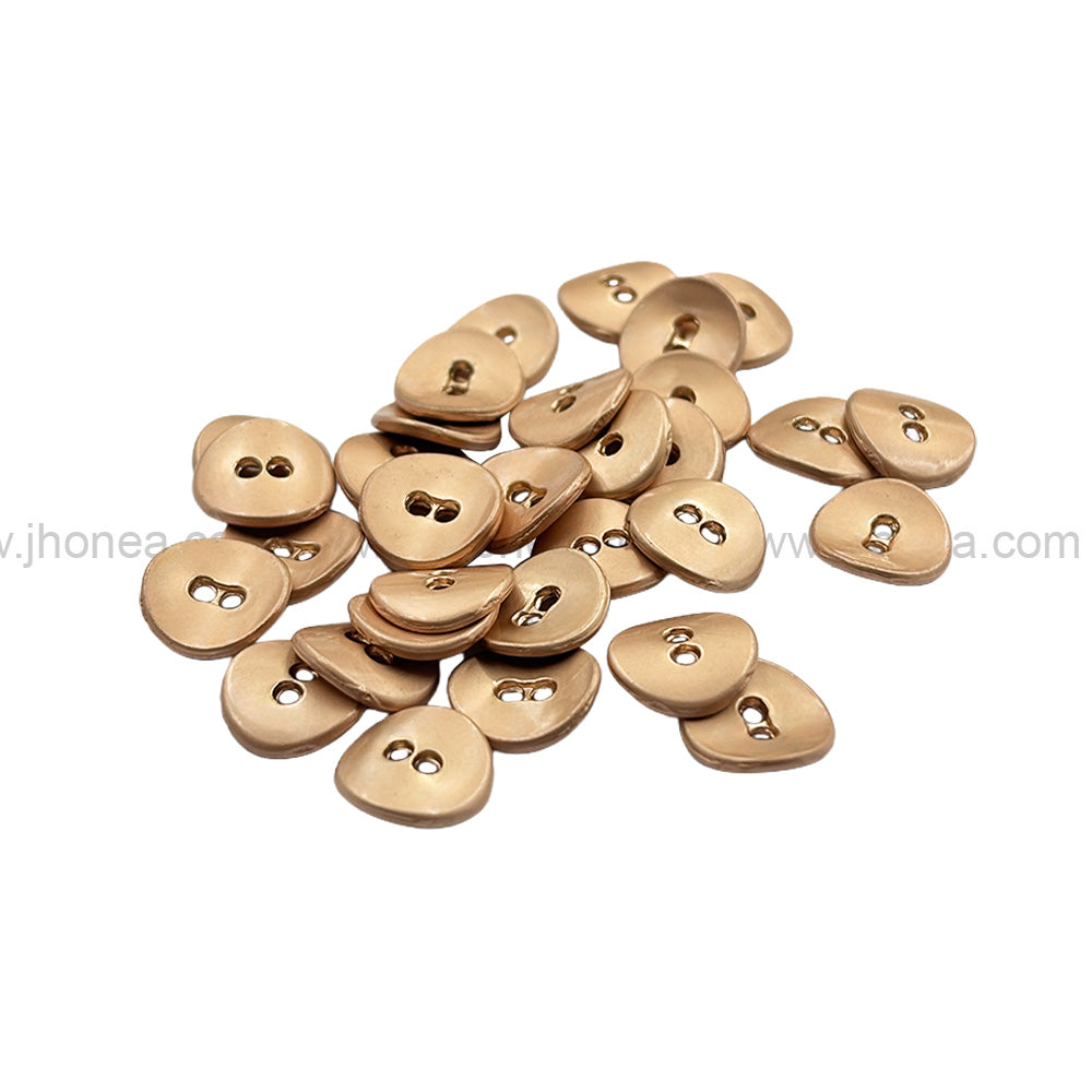Fashionable Round Shape with Curvy Structure Metal Button