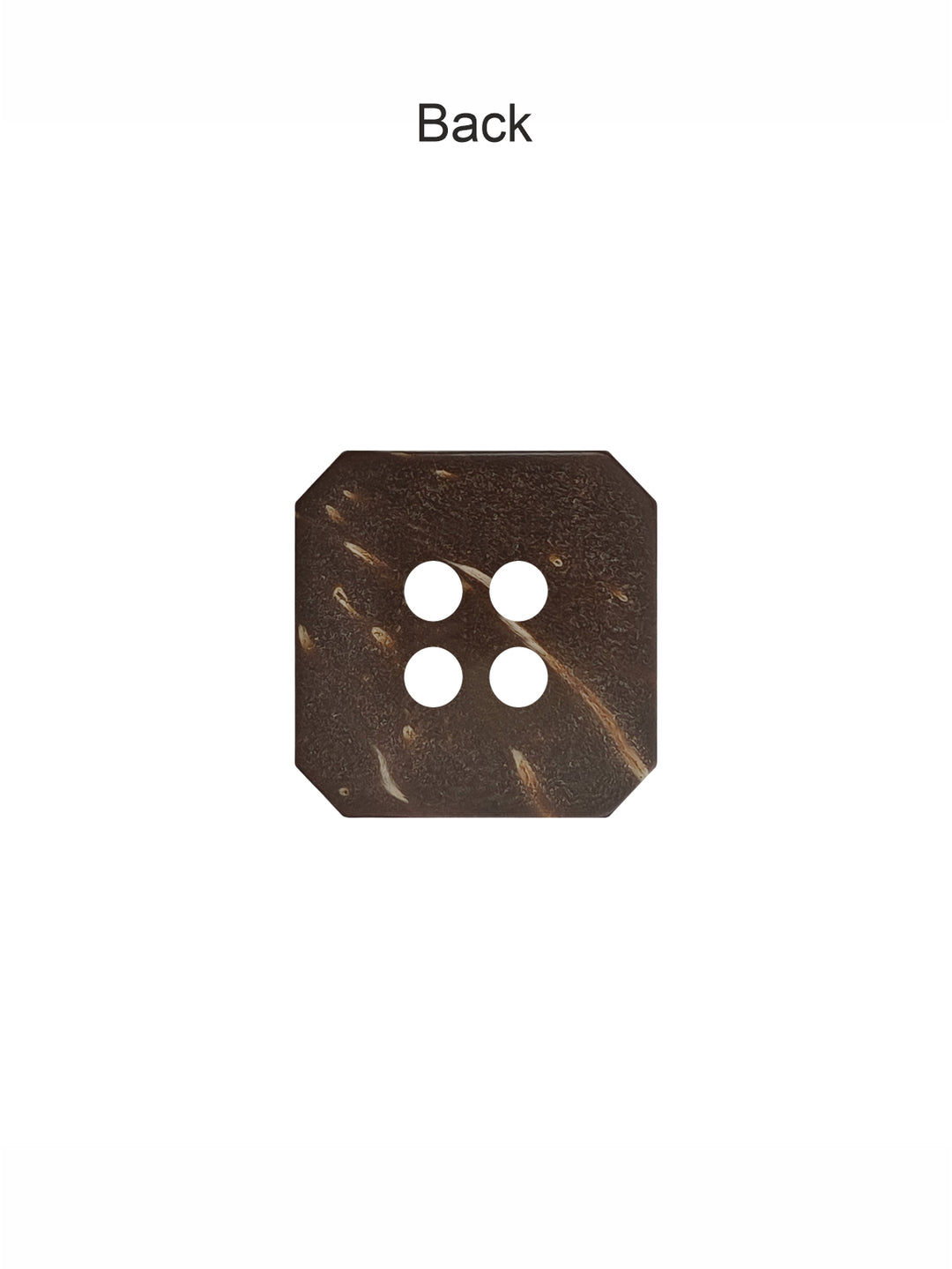 Natural 15mm 4-Hole Coco Wooden Buttons for Coat/Jacket/Dresses