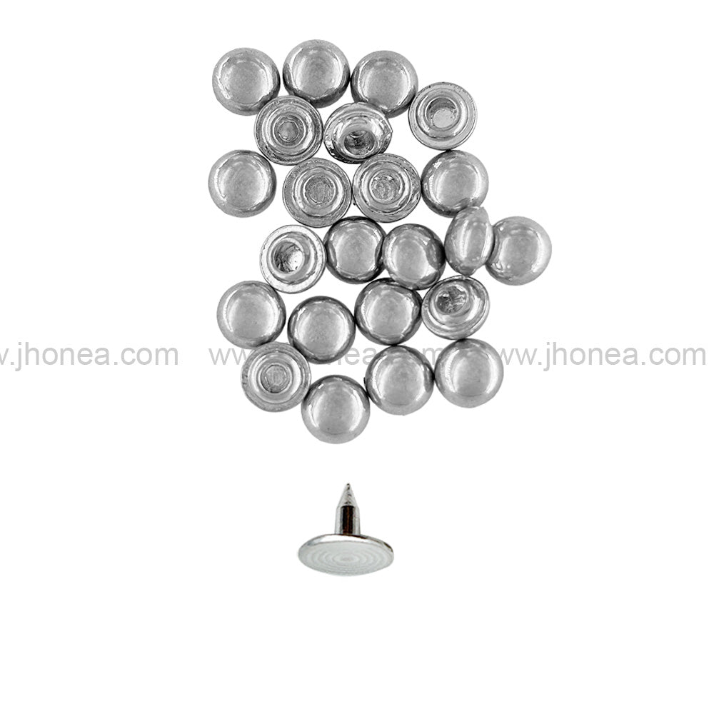 Round 6mm Dome Rivet Fastener Studs for Jeans/Jackets