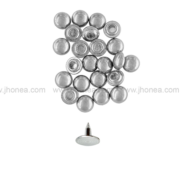 Round 6mm Dome Rivet Fastener Studs for Jeans/Jackets