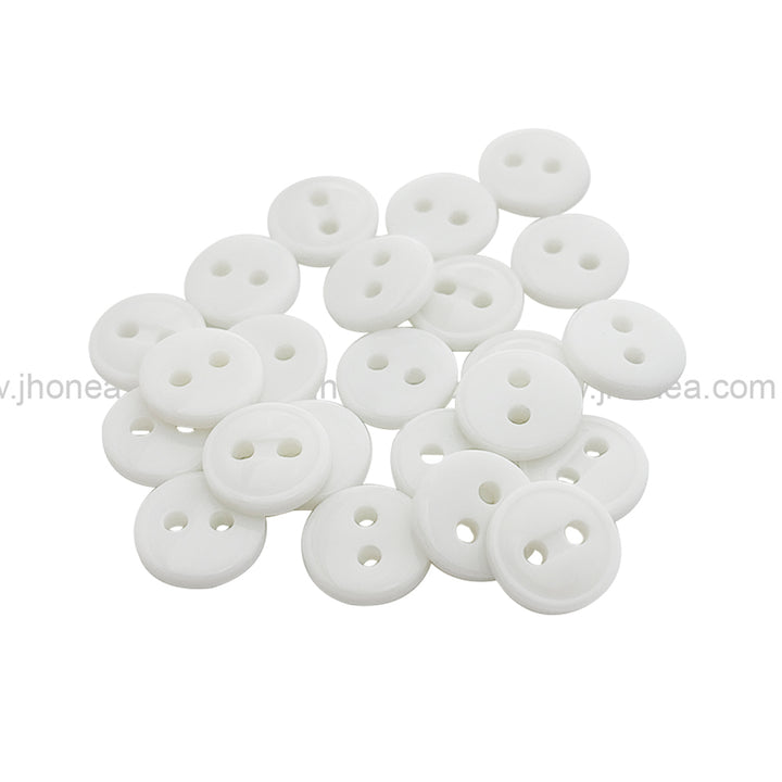Round Shape Rim Design 11mm(18L) Poly Shirt Button