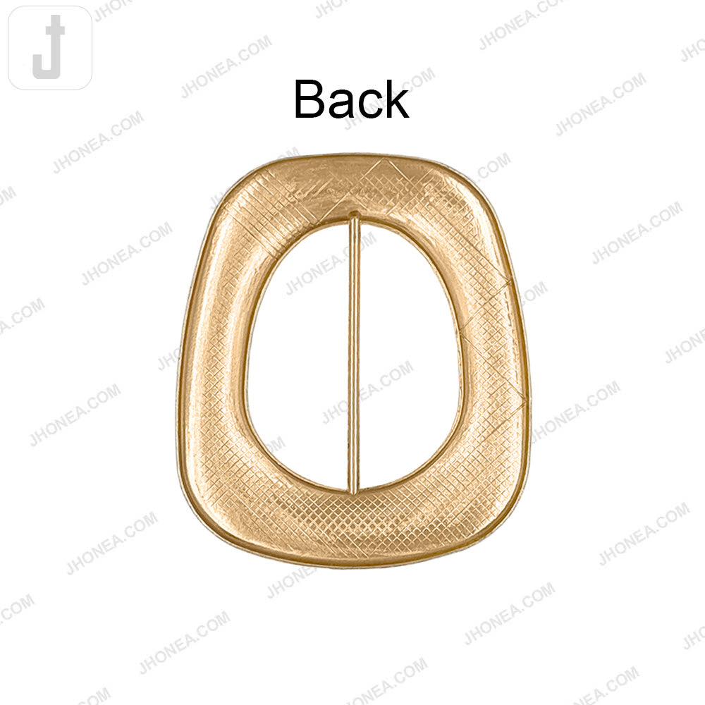 Stylish Shiny Smooth Finish Sliding Metal Belt Buckle