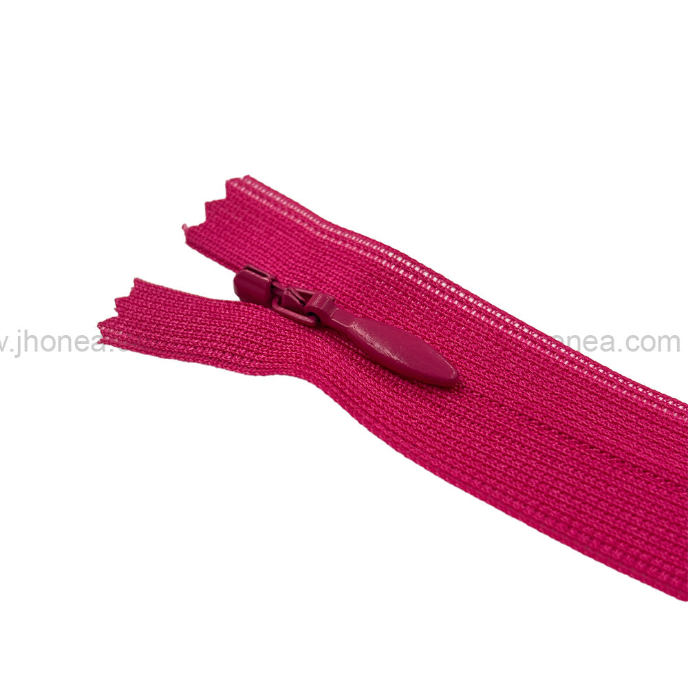 YKK #2 Invisible Closed-End Concealed Zipper 18 Inch Assorted Colors Pack of 60 Pieces