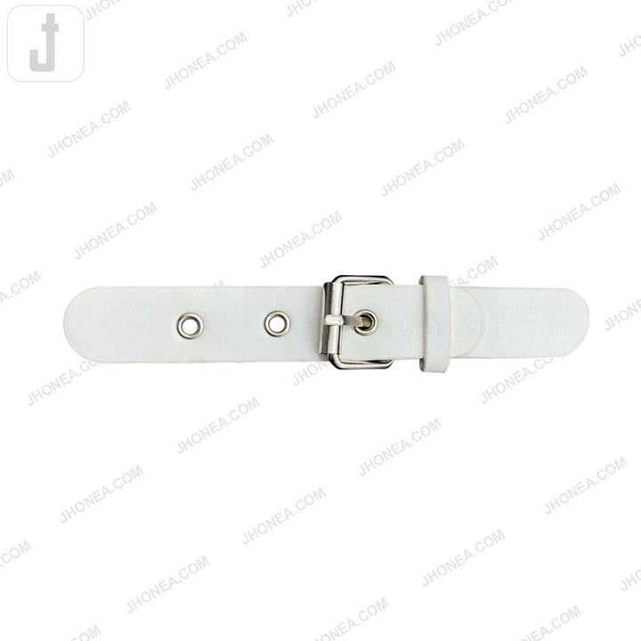 Classic Prong PU Leather Belt Buckle for Dresses/Bags