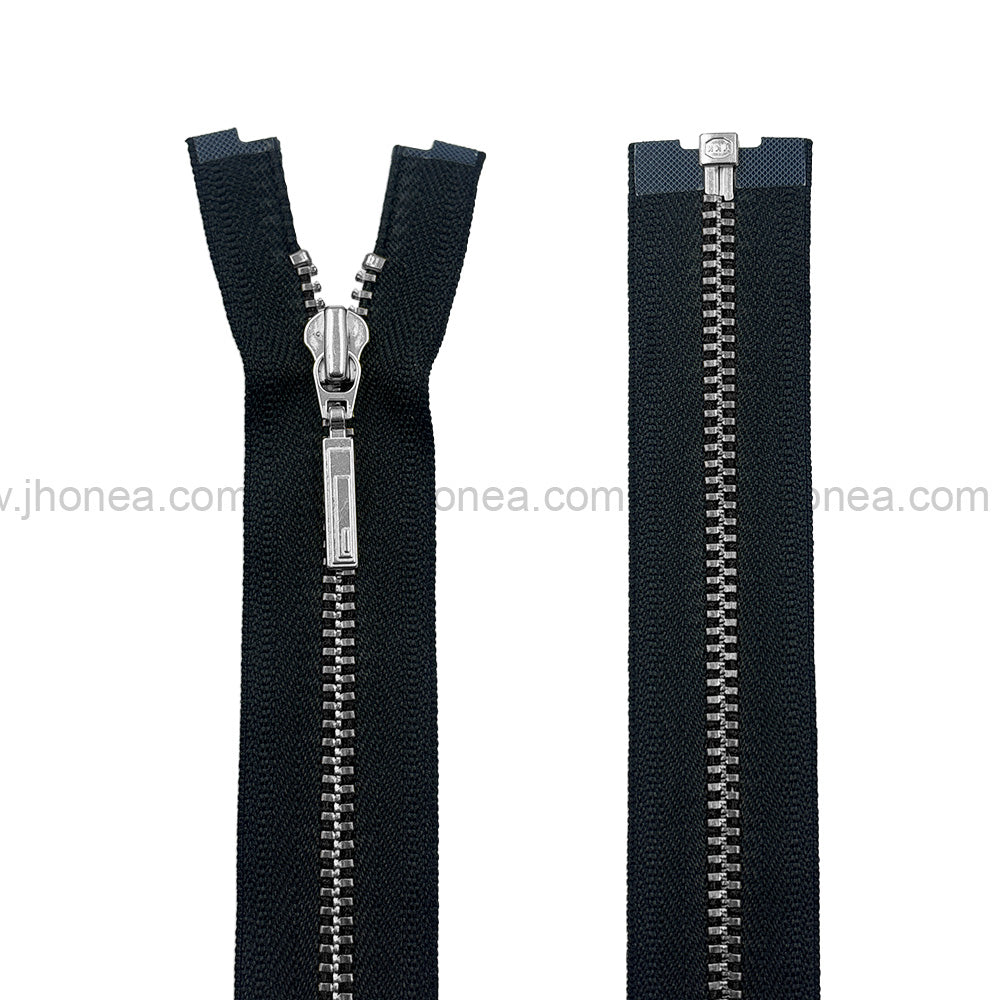 Premium Quality #3 Number Silver Decorative YKK Metal Zipper for Hoodies & Jackets