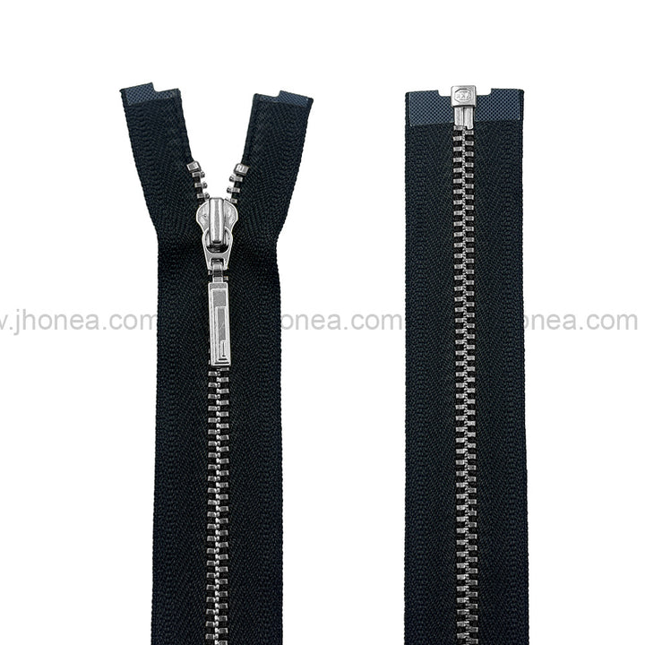 Premium Quality #3 Number Silver Decorative YKK Metal Zipper for Hoodies & Jackets