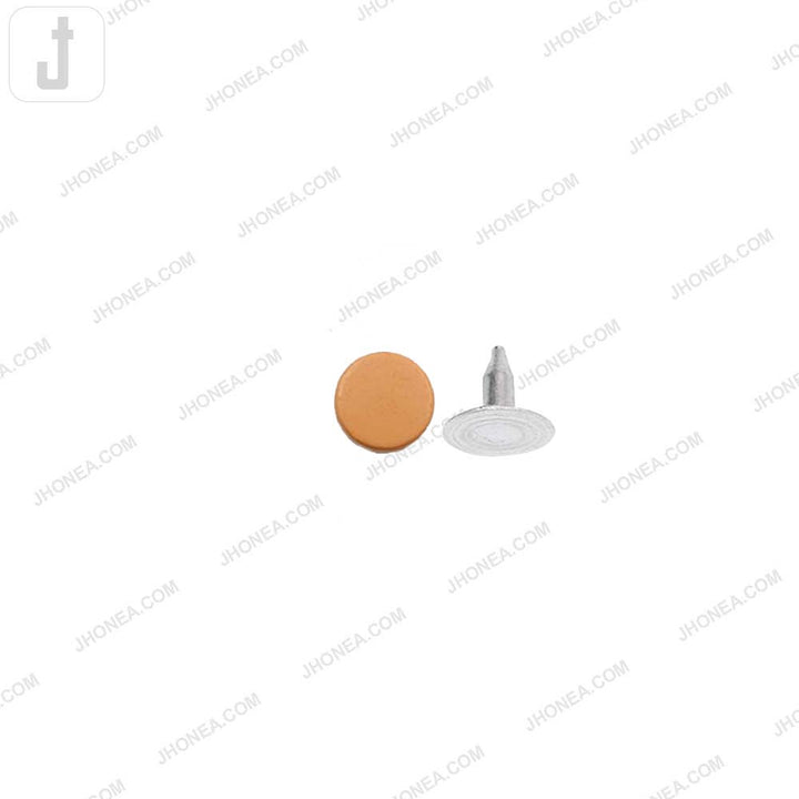 6mm Peach Rivet Fastener Stud for Garments/Bags