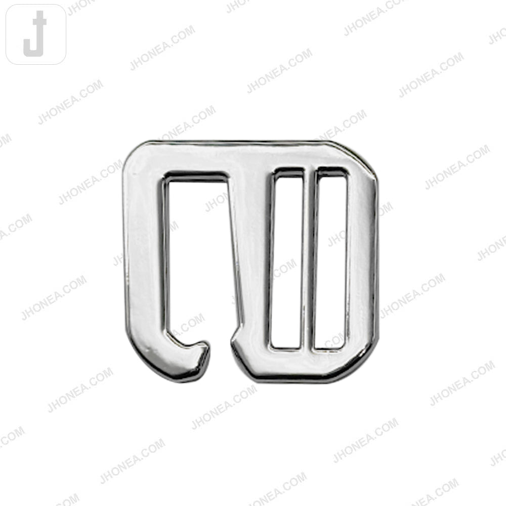 Shiny Silver Designer Adjustable Slider  Buckles for Gurkha Pants