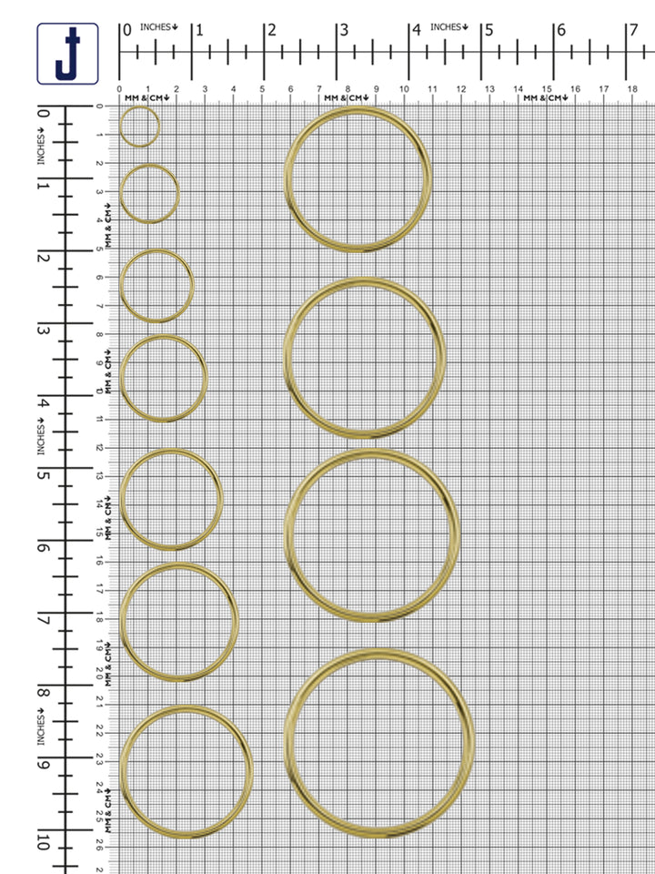Round Shape 'O' Ring Metal Buckle for Clothing & Belts